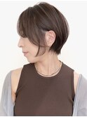 ハイライトレイヤーカットショートボブイルミナカラー天神大名