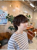マッシュウルフパーマ×スパイラルパーマ【岩本大樹】