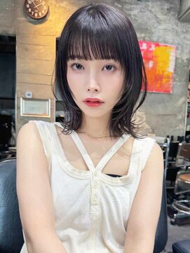 ミンクス渋谷スマートサロン(MINX shibuya smart salon) イメチェン前髪小顔こなれミディ_渋谷/表参道