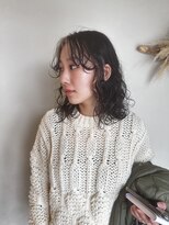 Idk パーマ×ブリーチオンカラー