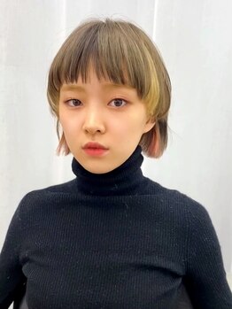 シーカ ニカイ(siika NIKAI)の写真/中目黒3分◆エッジの効いたトレンドSTYLE！皆と同じじゃつまらない、貴女だけの「色」をご提案◎