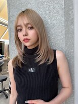 ロンド レア 天神大名店(Lond Le’a)&nbsp;メルティカラー/ウェーブミディアム /似合わせカットスタイル