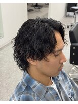 ブライト(BRIGHT)&nbsp;ミディアムウルフスパイラルパーマ静岡メンズ