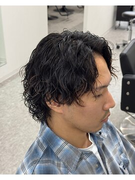 ブライト(BRIGHT) ミディアムウルフスパイラルパーマ静岡メンズ