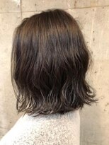 ヘア ルーナ バイ アプリーレ(hair lune by Aprire)&nbsp;ボブパーマナチュラルブラウンカラー30代40代