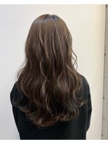 アチーブティルスマートサロン 豊川末広通店(achieve till Smart Salon)&nbsp;無造作ゆるふわウェーブロング 暗髪グラデーションベージュ