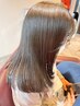 《アディクシーカラー》ブリーチなしダブルカラー＋カット＋トリートメント