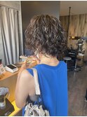 カッコ良くて色っぽい大人女性のミックスパーマ