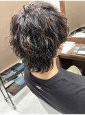 マッシュウルフ ツイストスパイラルパーマ