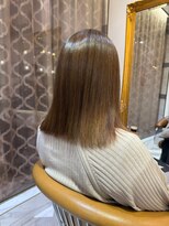 ロンドアベニール 北千住(Lond avenir)&nbsp;暗めカラー/ボブ顔周り/前髪/レイヤー/髪質改善/縮毛矯正/北千住