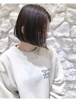 モアナ バイ ヘッドライト 宜野湾店(Moana by HEADLIGHT)&nbsp;Moana【宜野湾】#前下がりボブ#耳掛け#髪質改善ストレート