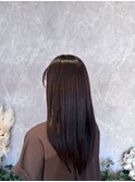 大人艶ロング×ナチュラルブラウン