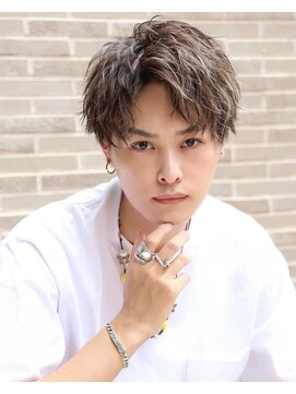 ページ(page,) ブリーチメンズ眉毛サロンニュアンスパーマダブルカラー髪質改善