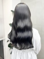 メゾンe.m.a(MAISON e.m.a)&nbsp;透明感◎ブリーチなし髪質改善グレージュ×くびれロング