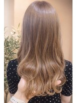 モゴイケブクロ(MOGO IKEBUKURO)&nbsp;ハイトーン×髪質改善ウルトワトリートメント☆ツヤ感セミロング