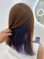 アイニ 天王寺アポロ店(aini) インナーカラーパープル