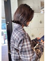 エインアンリー 明治神宮前(AIN.ANLY.)&nbsp;ボブパーマ、ボブパーマゆるめ、ニュアンスパーマ、毛先パーマ