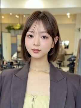 コート 青山(Cote) Cote 美髪/オリーブベージュ/セミディ/カットレイヤーボブ
