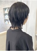 福山Caary個性派ウルフレイヤーカット顔周りレイヤーミディ春夏