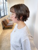 ヘアーアイストゥーレ(HAIR ICI TRE)&nbsp;ブリーチなしオリーブカラー  担当渡辺聖