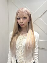 ハウス(HAUS.)&nbsp;横浜ハイトーンエクステ長さだし/ケアブリーチダブルカラー