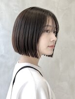 ジールサロン つくば本店 切りっぱなしボブ 10代 20代 30代