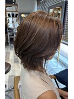 コル アサヒカワ(col asahikawa)&nbsp;透明感ブラウンカラー×レイヤーボブ