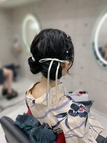 クラン 東心斎橋店(Clan)&nbsp;ツインお団子/心斎橋ヘアセット