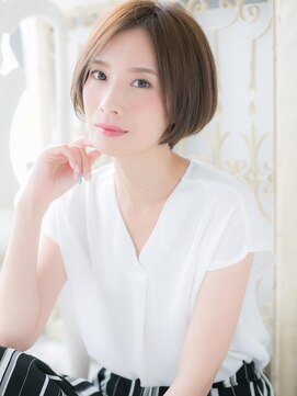 モッズ ヘア 福岡姪浜店(mod's hair) *mod's姪浜*…前下がりワンレン大人ボブb