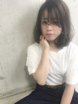 ルノン フィージュ(LUNON fieju)&nbsp;【LUNON fieju】カジュアルワンレンボブ×フォギーアッシュ