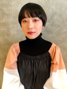 ハマモト モード感あるマッシュショート