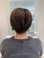 カイム ヘアー(Keim hair)&nbsp;くびれショート/大人ガーリー丸みショート/前下がりショートボブ