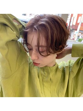 ローウェ 沖縄新都心(Louwe) センターパートウェーブショートスタイル[おもろまち駅]