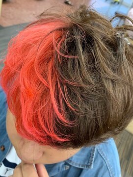 美容室 びゃんびゃん 社店 ブリーチ/ダブルカラー/ハイライト