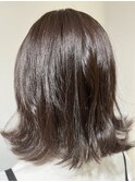 【EIGHTたまプラ】デザインカラー切りっぱなしボブ