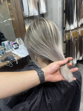 ラフ(LAFF) #黒髪#ボブルフ#ネビージュ#小顔#ワンレン