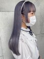 ルモア(RUMOR) ラベンダーシルバーは透明感のあるカラーで、色落ちが綺麗です!