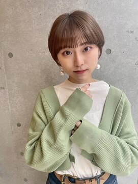 アッシュ 都立大学店(Ash) 大人ショート/ヘルシーレイヤー/似合わせカット/艶髪[都立大学]