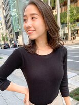 ビュートリアム265(BEAUTRIUM 265)&nbsp;ミディアム/くびれレイヤー/レイヤーカット/顔周りカット/銀座