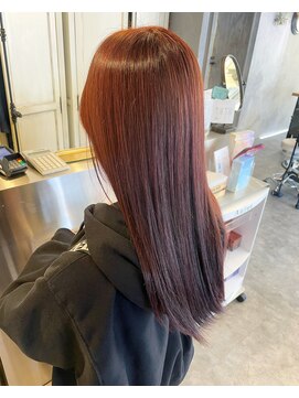 ヘアスタジオニコ(hair studio nico...) ブリーチ無しワインレッドカラー★