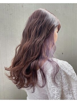 アース 西国分寺店(HAIR&MAKE EARTH) インナーカラー　パープル
