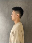 ベリーショート×アップバング