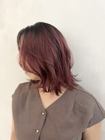 小森谷,切りっぱなしボブ,エアリーロング美髪,ピンクブラウンg71
