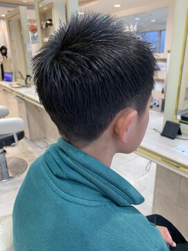 アッシュ 千歳烏山店(Ash) お子様カット　ベリーショート　ソフトツーブロック