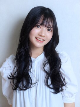 ララルーモ(LaＬaｒＯomo) ゆるふわ黒髪ロングスタイル