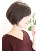 【 Ｉ. 】30代からの襟足すっきり前下がりショートボブ　川口