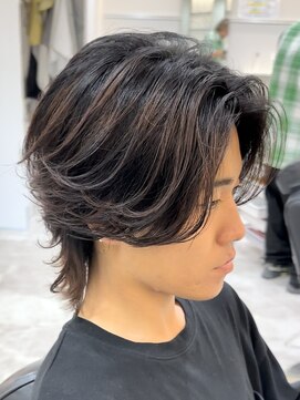 ダズルヘアーブラスト(DAZZLE hair BLAST) ニュアンスパーマ/センターパート/韓国風