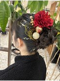 成人式ヘアセット
