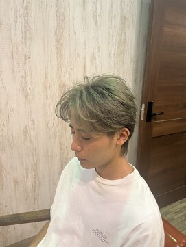 プラチナ(platinum) センターパート