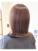 大人気切りっぱなしボブ